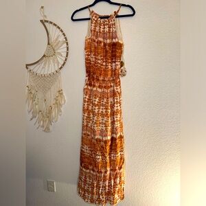 Wonderlux NWT tie dye pattern maxi dress